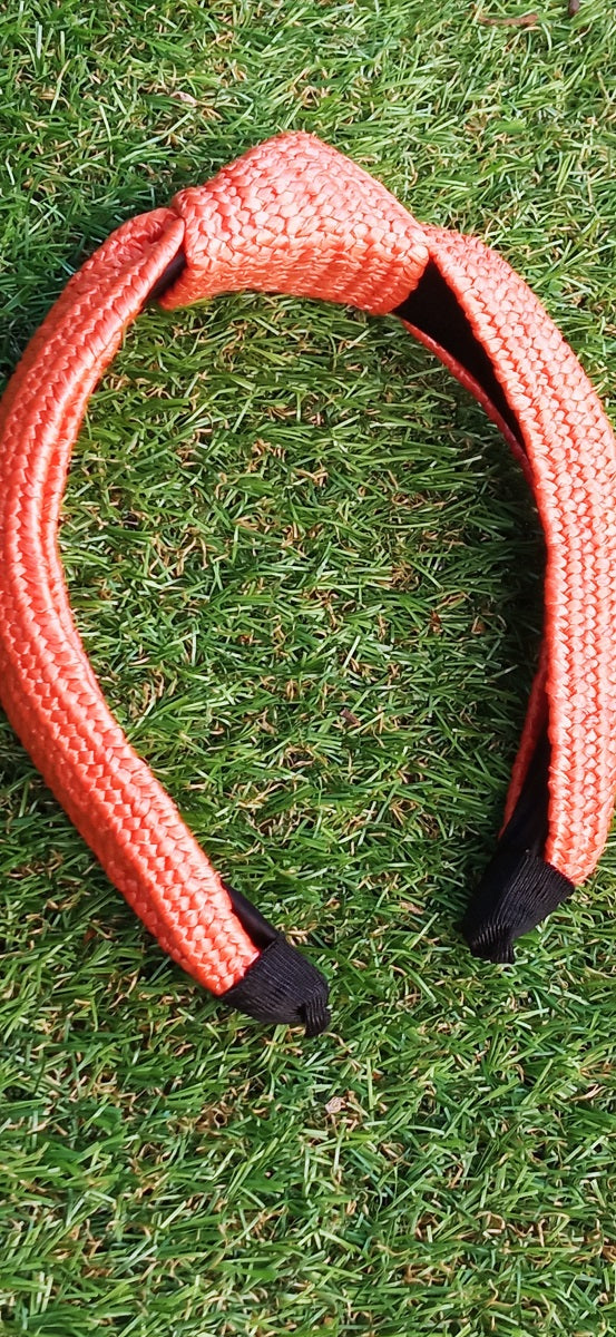 Serre tête Paille Orange (Modèle Enfant)