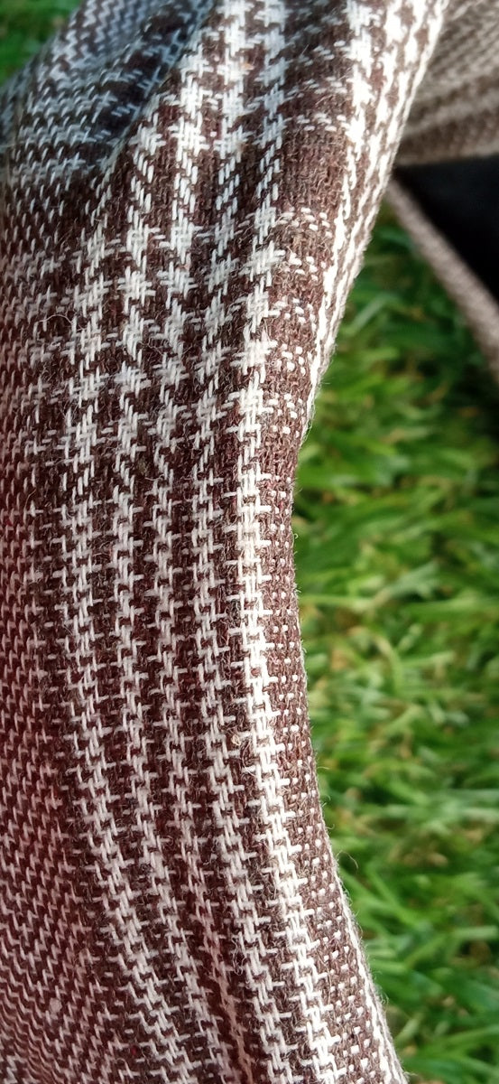 inspiration Ethnique Serre tête marron et beige en Tissu (Taille Enfant)