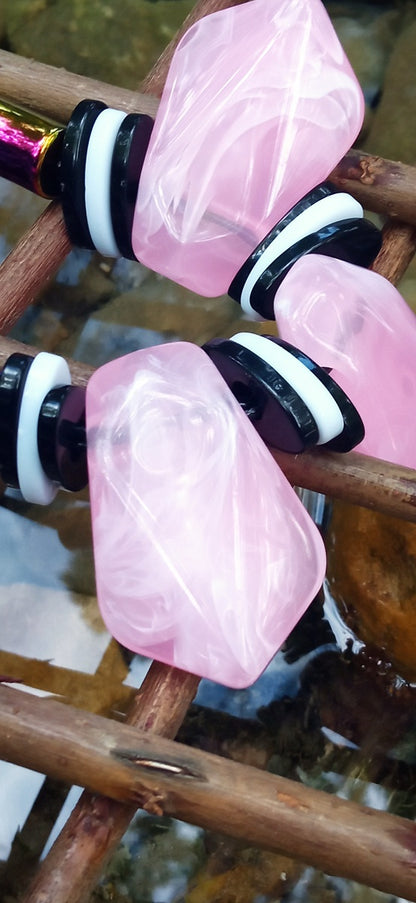 Inspiration Ethnique Bracelet Le Givré Rose