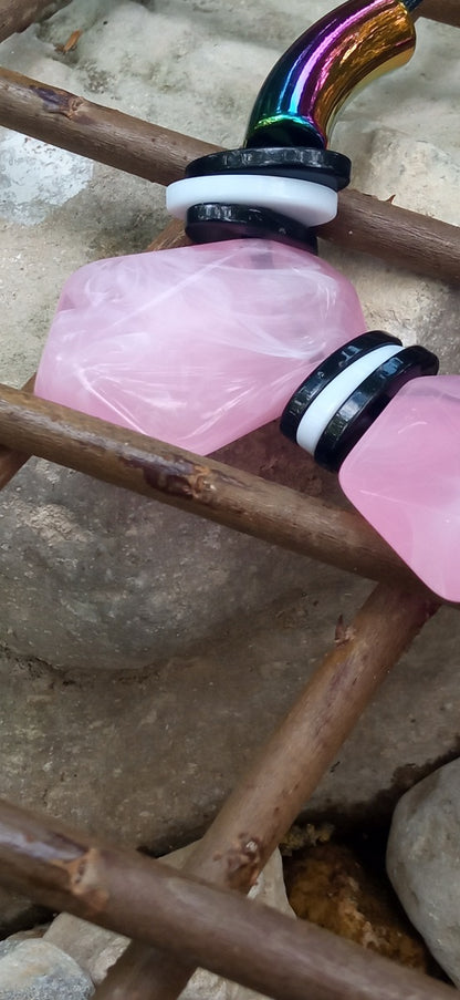 Inspiration Ethnique Bracelet Le Givré Rose