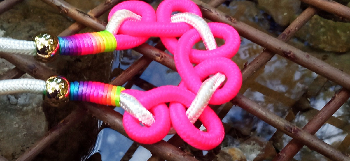 Inspiration Ethnique Collier Le Néon Rose