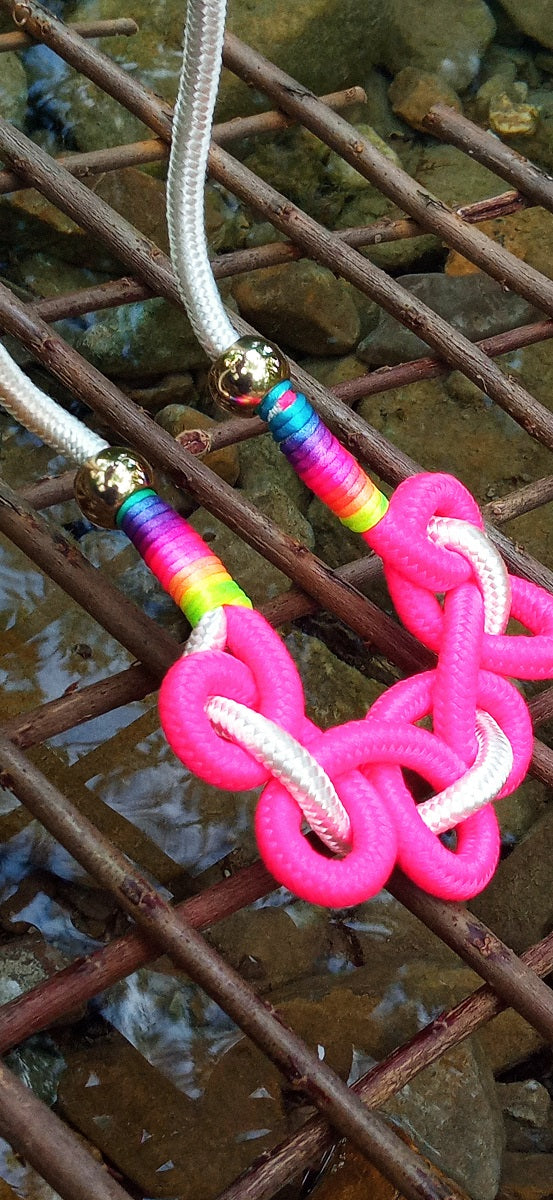 Inspiration Ethnique Collier Le Néon Rose