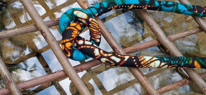 Inspiration Ethnique Collier Wax l'Unité Bleu Turquoise