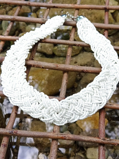 Inspiration Ethnique Collier en perle Maya Crème