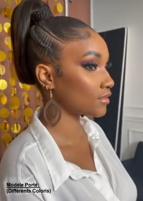 Les Orientales: Boucles d'oreille d'inspiration ethnique Rouges