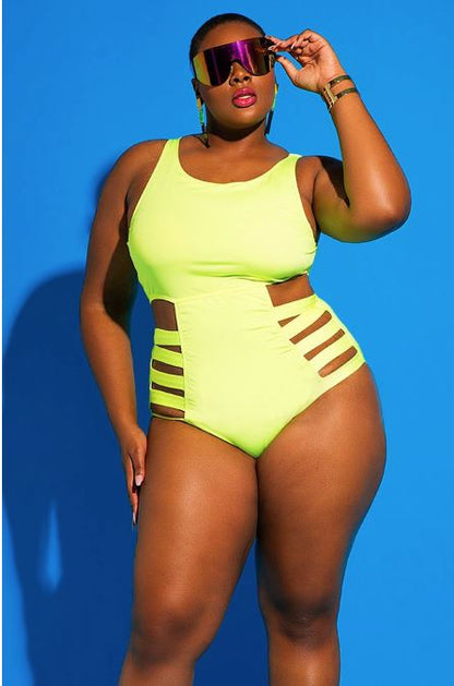 Yellow Escale: Maillot de Bain 1 pièce