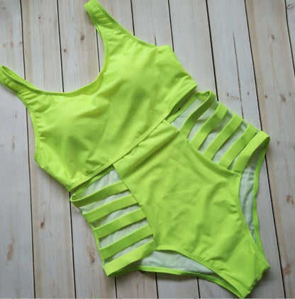 Yellow Escale: Maillot de Bain 1 pièce