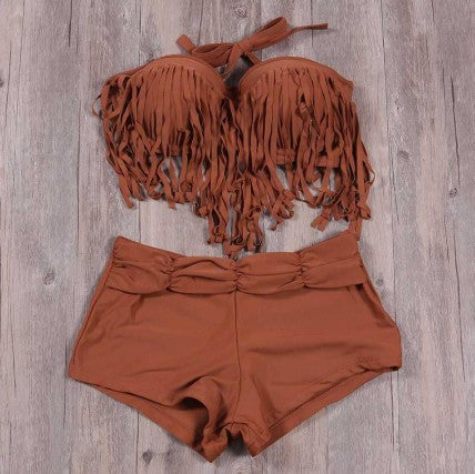 Malia: Maillot de bain 2 Pièces à Franges