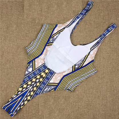 Maillot de bain Monokini imprimés Wax inspiration-ethnique.fr
