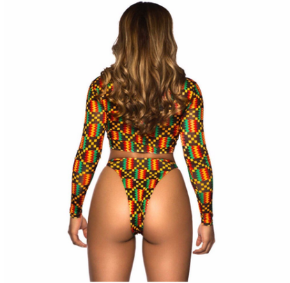 Terra Brasil: Maillot de bain 2 pièces Manche Longue