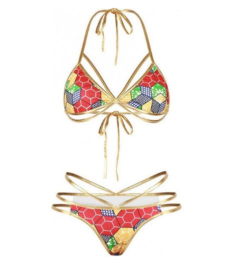 Brésilien Rouge: Maillot de bain 2 Pièces