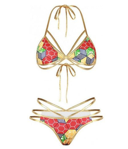 Brésilien Rouge: Maillot de bain 2 Pièces