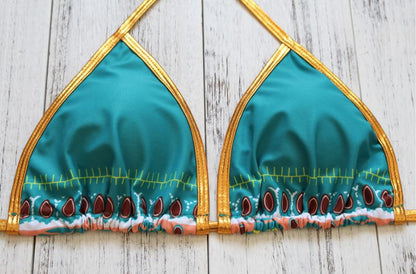 Mia Vert Clair: Maillot de bain 2 Pièces