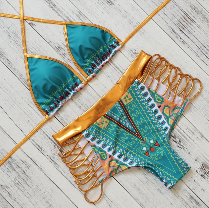 Mia Vert Clair: Maillot de bain 2 Pièces