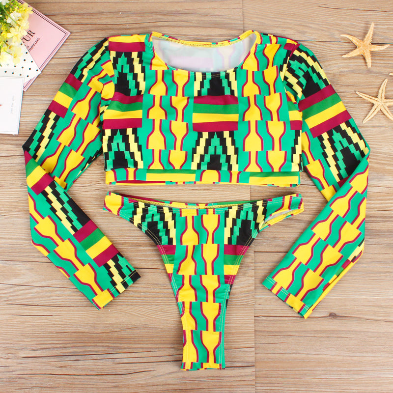 Terra Brasil: Maillot de bain 2 pièces Manche Longue
