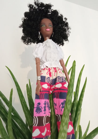 Poupée Gazelle - Fatoumata - Articulée de 30 cm