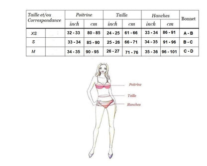Pearl: Maillot de Bain 2 pièces (Réversible)