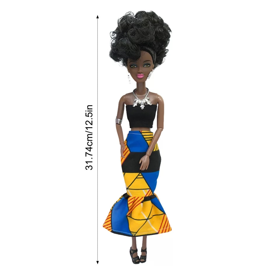 Poupée Gazelle - Fatoumata - Articulée de 30 cm