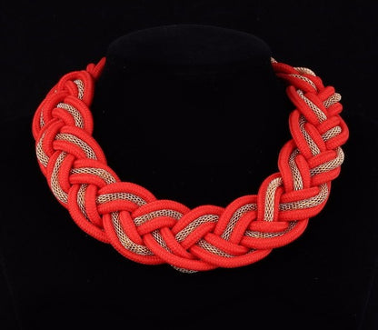 Collier d'inspiration ethnique: le Tressé