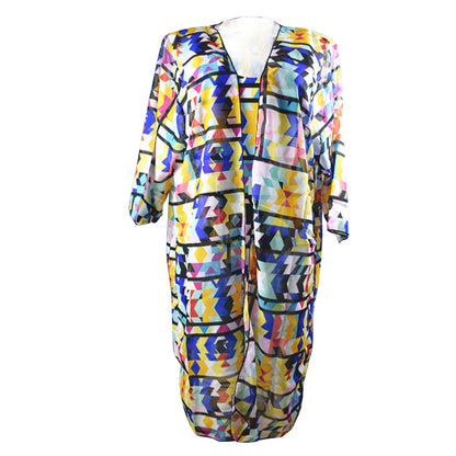 Wonderful Curvy: Ensemble Maillot [Maillot 1 pièce + Cape (TU)]