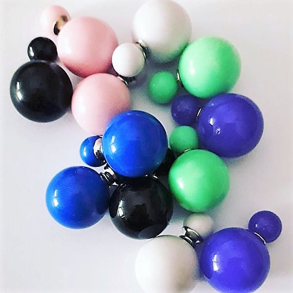 Boucles d'oreille d'inspiration ethnique: Uni Color's