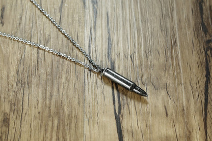 Collier Homme: la Balle Argent Vieillit