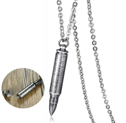 Collier Homme: la Balle Argenté