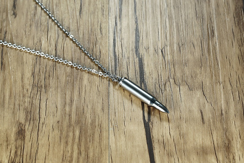 Collier Homme: la Balle Argenté
