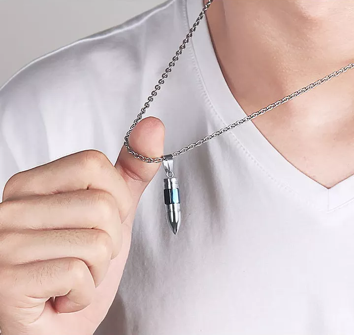 Collier Homme: la Balle Black