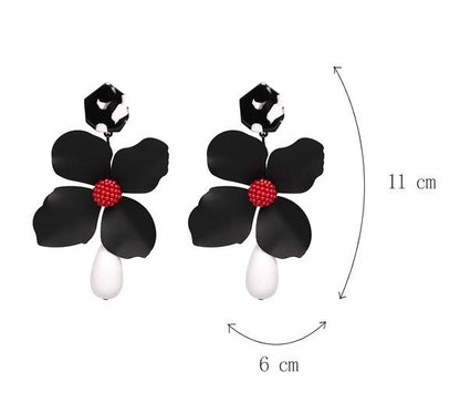 Boucles d'oreille d'inspiration ethnique: la Fleur de vie