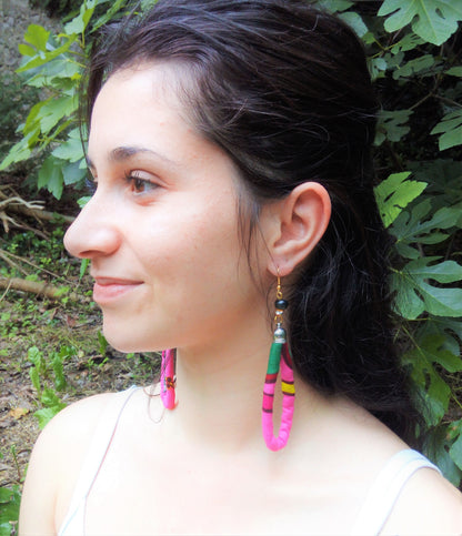 Boucles d'oreille les Dynamiques inspiration-ethnique.fr